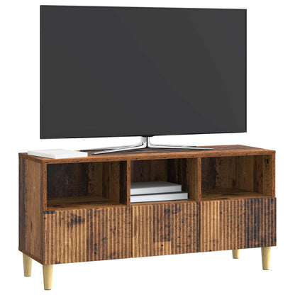 Televizní Skříň Staré Dřevo 102 X 34,5 X 50 Cm Kompozitní Dřevo