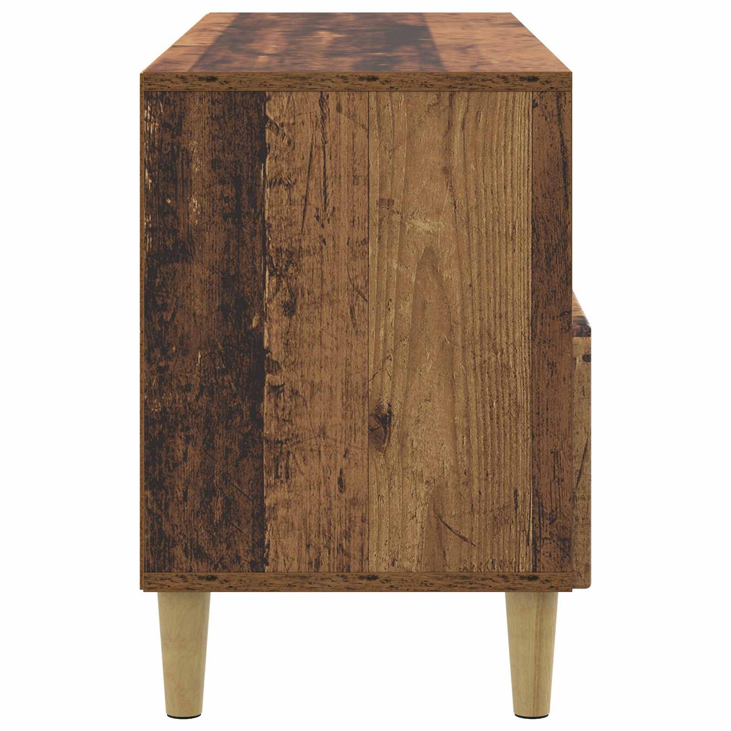 Televizní Skříň Staré Dřevo 102 X 34,5 X 50 Cm Kompozitní Dřevo