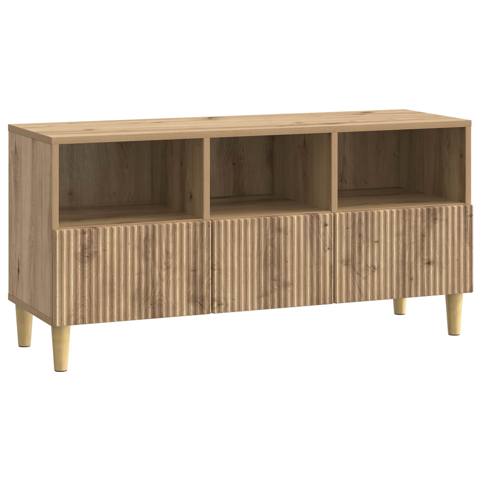 Televizní Skříň 102 X 34,5 X 50 Cm Dub Artisan Kompozitní Dřevo