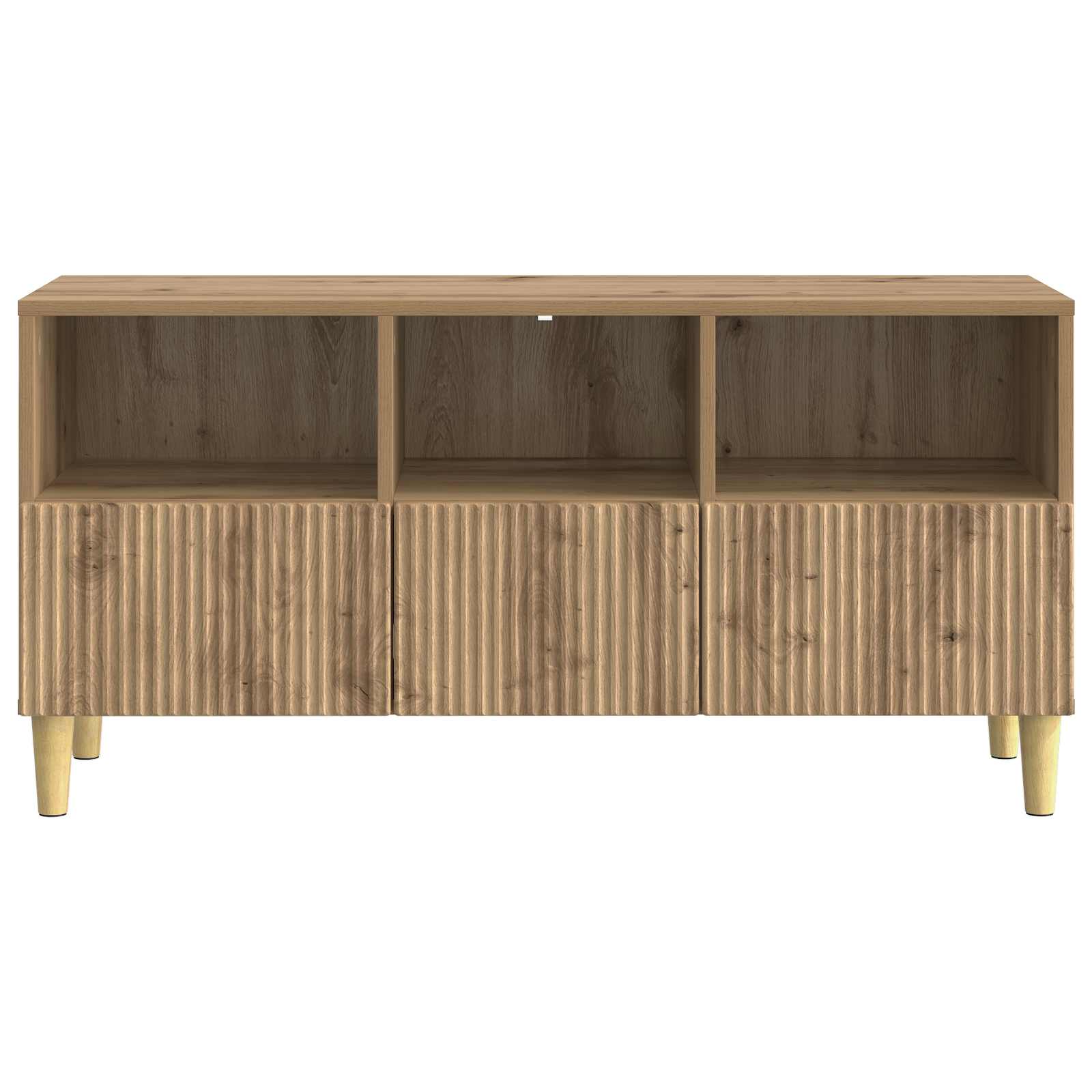 Televizní Skříň 102 X 34,5 X 50 Cm Dub Artisan Kompozitní Dřevo