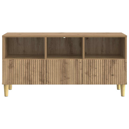 Televizní Skříň 102 X 34,5 X 50 Cm Dub Artisan Kompozitní Dřevo