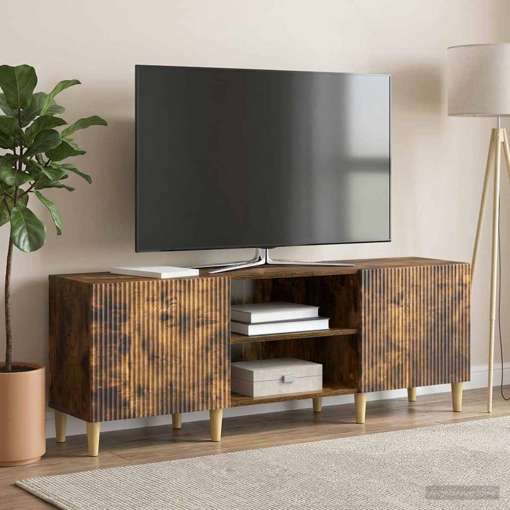 Televizní Skříň Kouřový Dub 150 X 31 X 50 Cm Kompozitní Dřevo