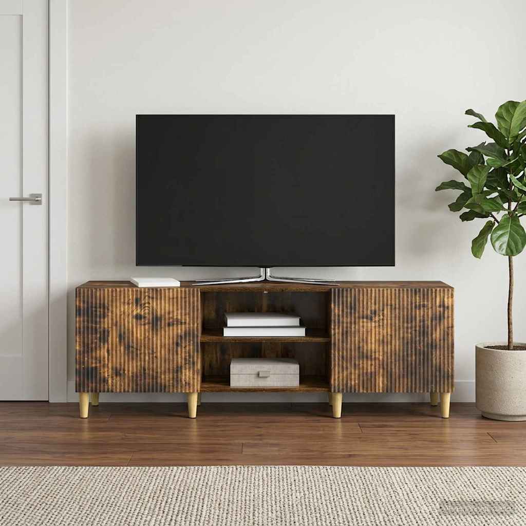 Televizní Skříň Kouřový Dub 150 X 31 X 50 Cm Kompozitní Dřevo