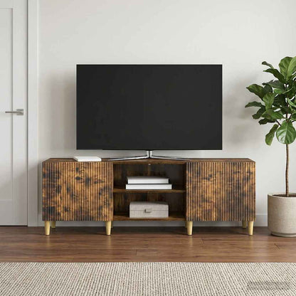 Televizní Skříň Kouřový Dub 150 X 31 X 50 Cm Kompozitní Dřevo