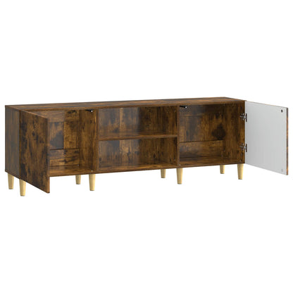 Televizní Skříň Kouřový Dub 150 X 31 X 50 Cm Kompozitní Dřevo