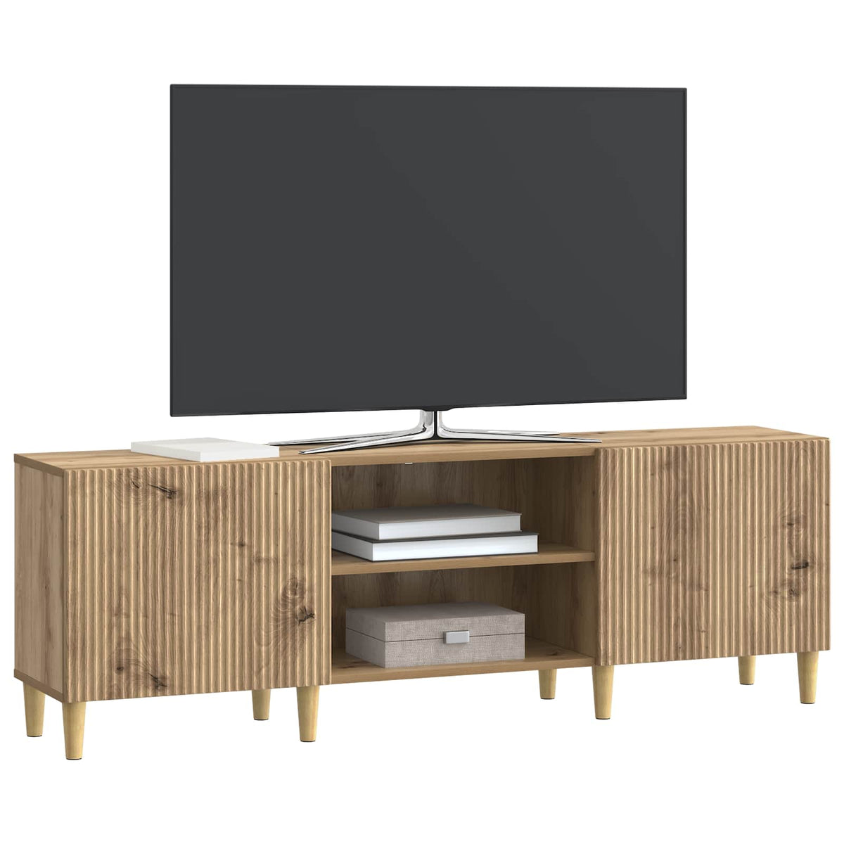 Televizní Skříň 150 X 31 X 50 Cm Dub Artisan Kompozitní Dřevo