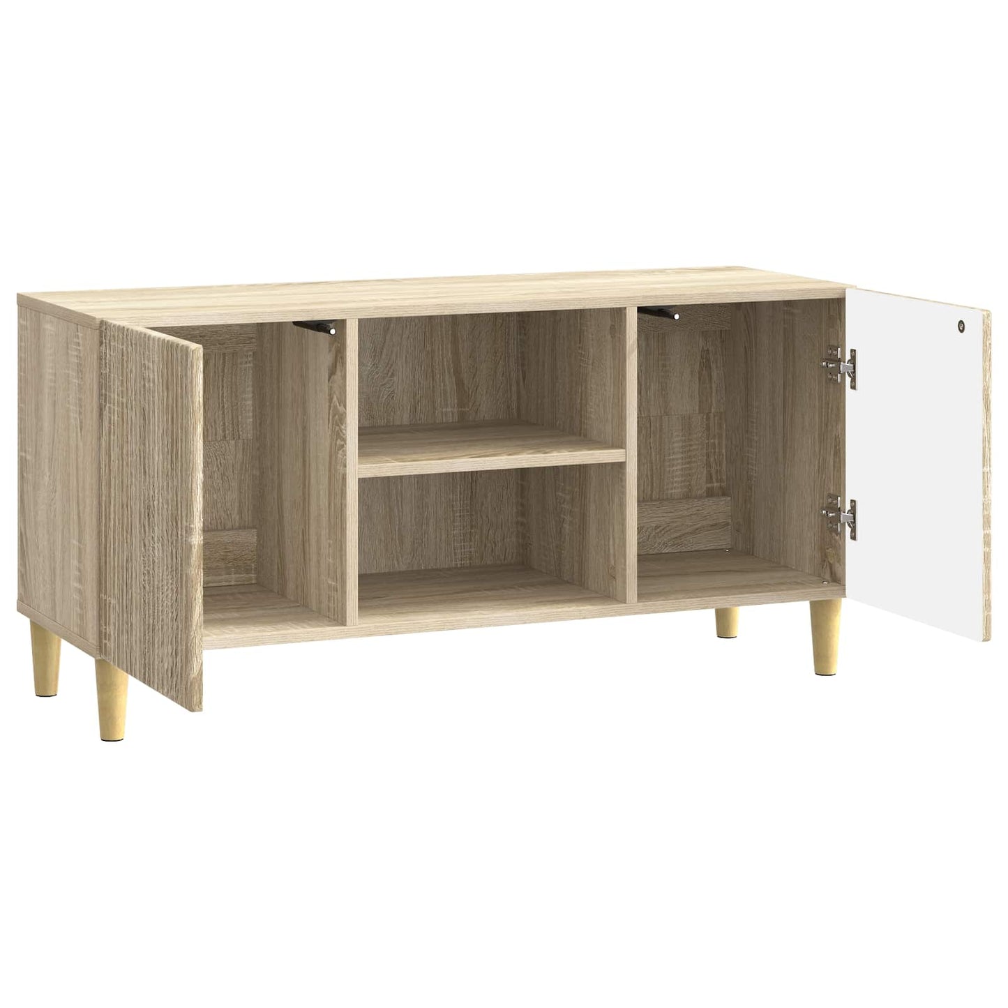 Televizní Skříň Dub Sonoma 102 X 34,5 X 50 Cm Kompozitní Dřevo