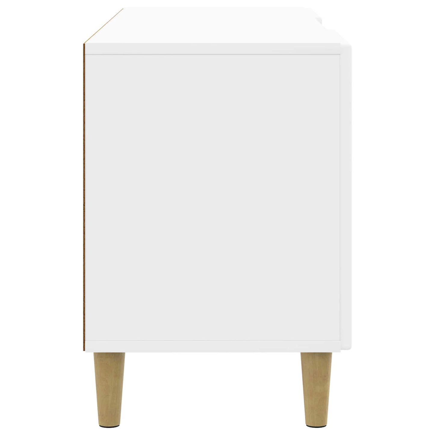 Televizní Skříň Bílá S Vysokým Leskem 102 X 34,5 X 50 Cm