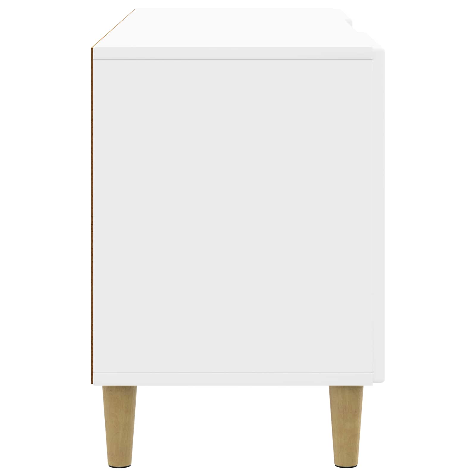 Televizní Skříň Bílá S Vysokým Leskem 102 X 34,5 X 50 Cm