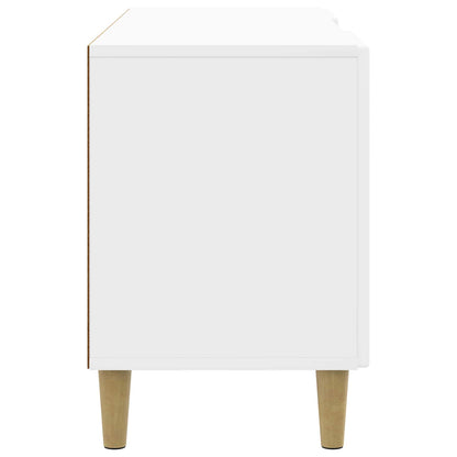 Televizní Skříň Bílá S Vysokým Leskem 102 X 34,5 X 50 Cm