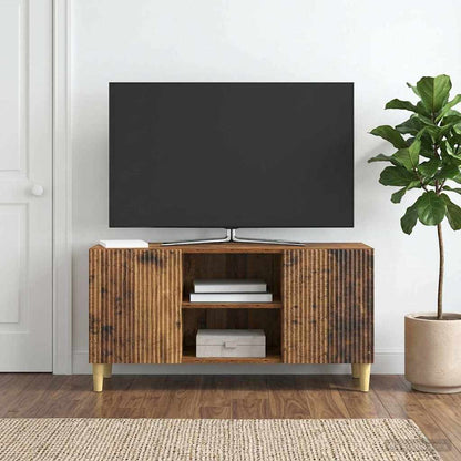 Televizní Skříň Staré Dřevo 102 X 34,5 X 50 Cm Kompozitní Dřevo