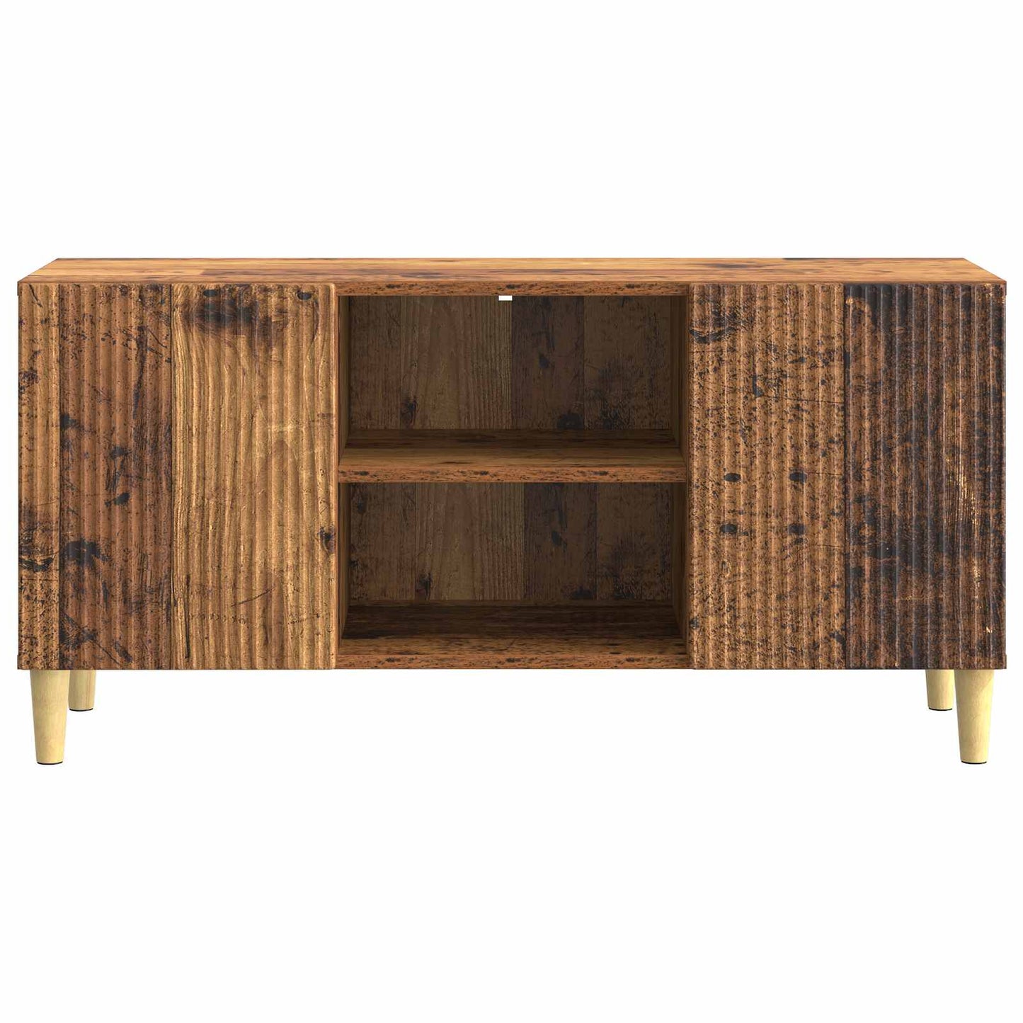 Televizní Skříň Staré Dřevo 102 X 34,5 X 50 Cm Kompozitní Dřevo