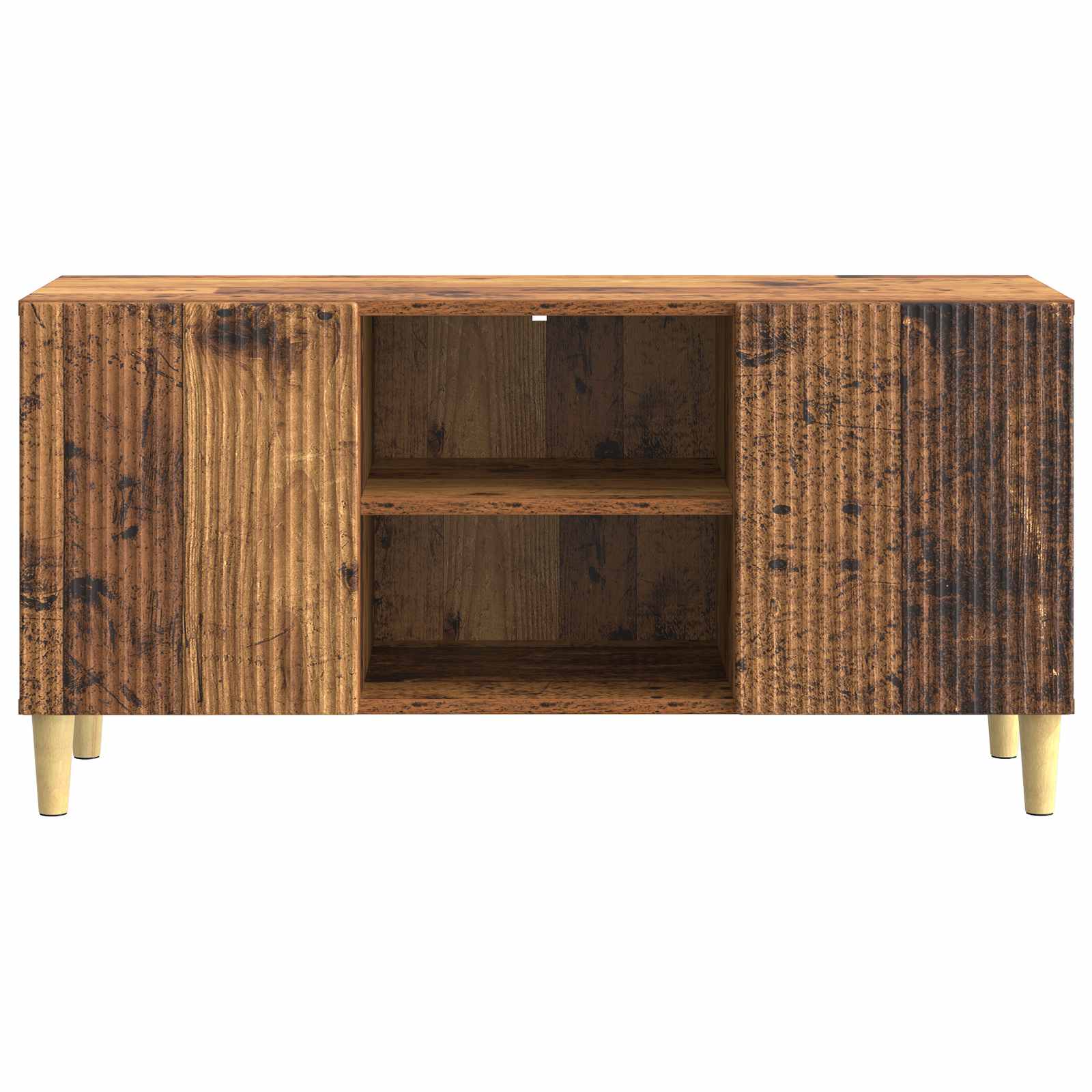 Televizní Skříň Staré Dřevo 102 X 34,5 X 50 Cm Kompozitní Dřevo