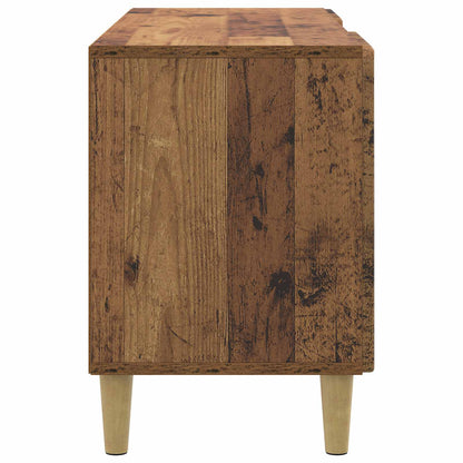 Televizní Skříň Staré Dřevo 102 X 34,5 X 50 Cm Kompozitní Dřevo