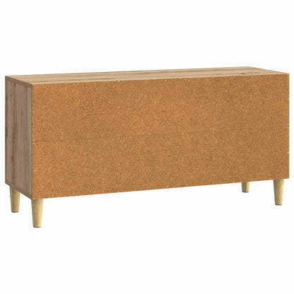 Televizní Skříň 102 X 34,5 X 50 Cm Dub Artisan Kompozitní Dřevo