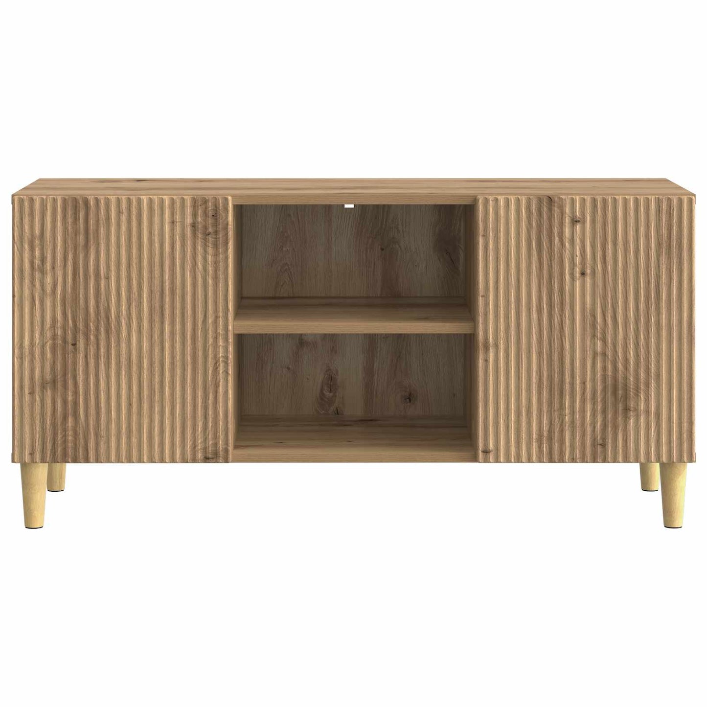 Televizní Skříň 102 X 34,5 X 50 Cm Dub Artisan Kompozitní Dřevo
