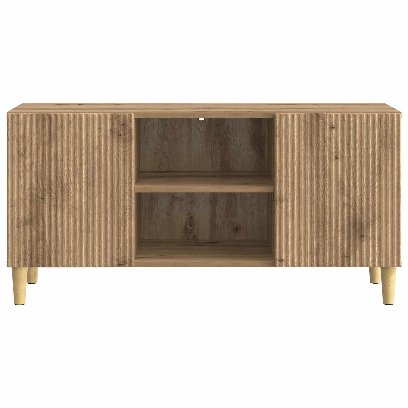 Televizní Skříň 102 X 34,5 X 50 Cm Dub Artisan Kompozitní Dřevo