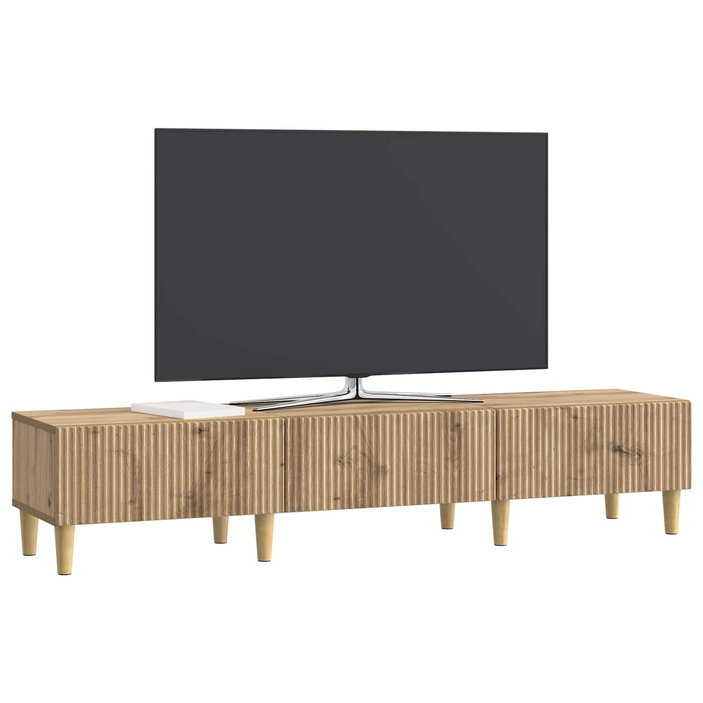 Televizní Skříň 147 X 34,5 X 30 Cm Dub Artisan Kompozitní Dřevo