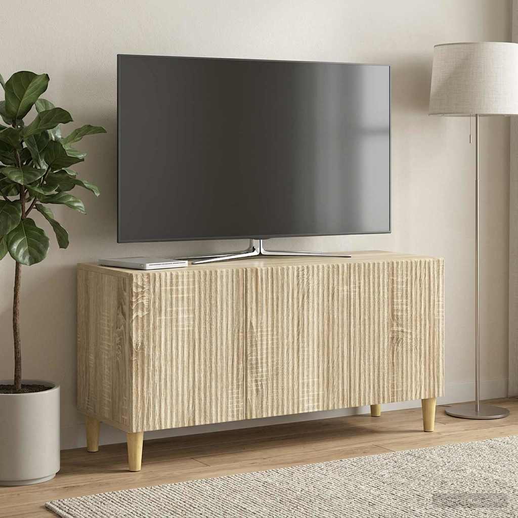 Televizní Skříň Dub Sonoma 99 X 34,5 X 50 Cm Kompozitní Dřevo