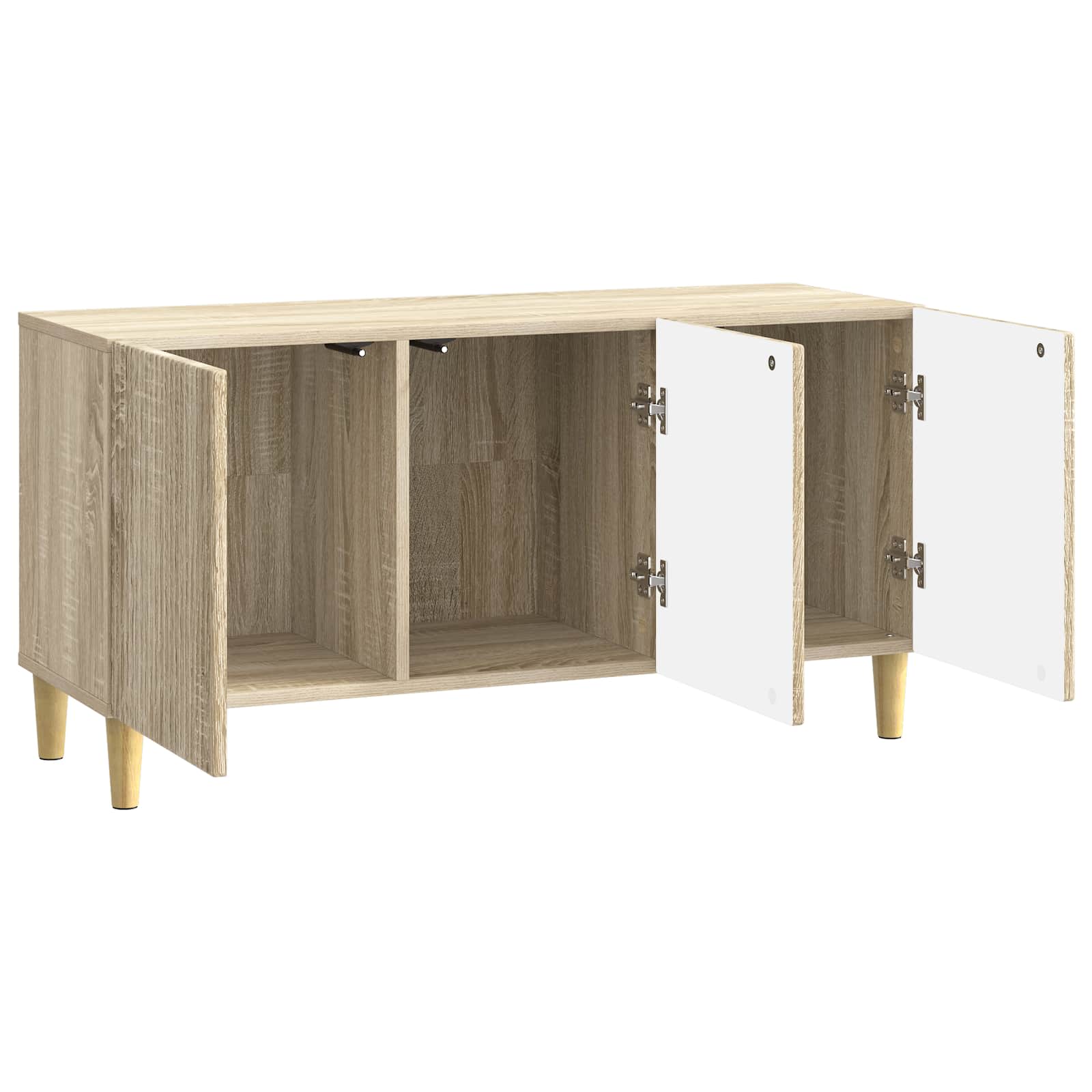 Televizní Skříň Dub Sonoma 99 X 34,5 X 50 Cm Kompozitní Dřevo