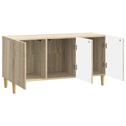 Televizní Skříň Dub Sonoma 99 X 34,5 X 50 Cm Kompozitní Dřevo