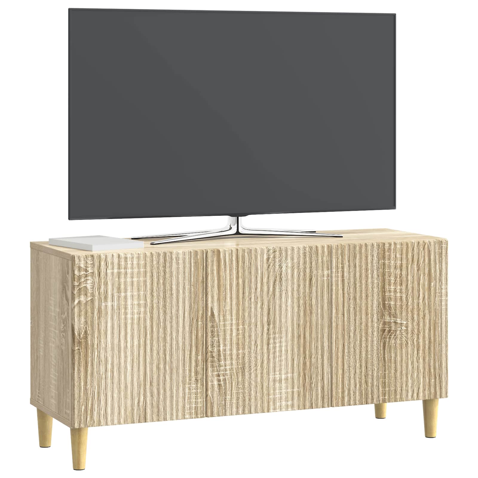 Televizní Skříň Dub Sonoma 99 X 34,5 X 50 Cm Kompozitní Dřevo