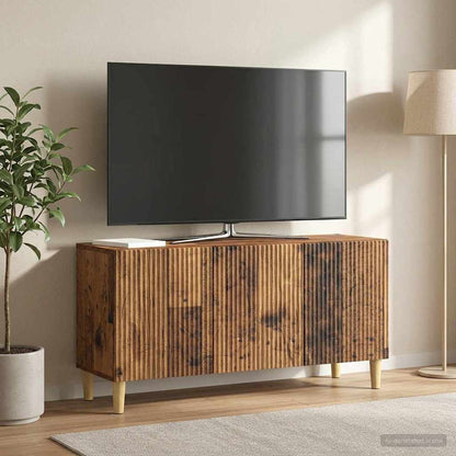Televizní Skříň Staré Dřevo 99 X 34,5 X 50 Cm Kompozitní Dřevo