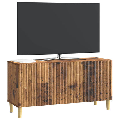 Televizní Skříň Staré Dřevo 99 X 34,5 X 50 Cm Kompozitní Dřevo