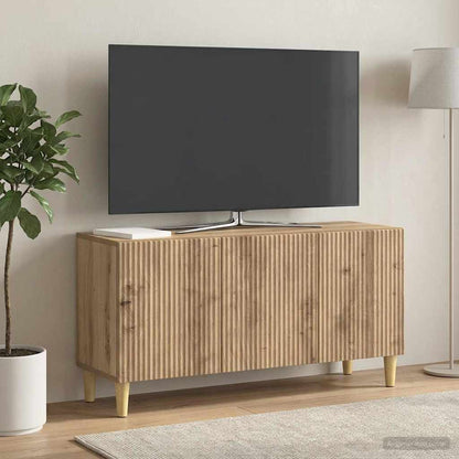 Televizní Skříň 99 X 34,5 X 50 Cm Dub Artisan Kompozitní Dřevo