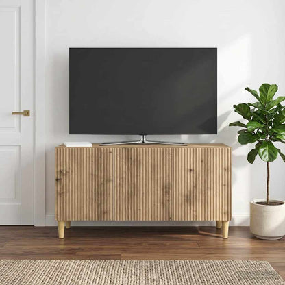 Televizní Skříň 99 X 34,5 X 50 Cm Dub Artisan Kompozitní Dřevo