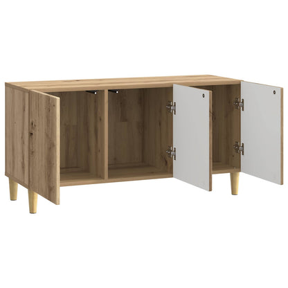 Televizní Skříň 99 X 34,5 X 50 Cm Dub Artisan Kompozitní Dřevo