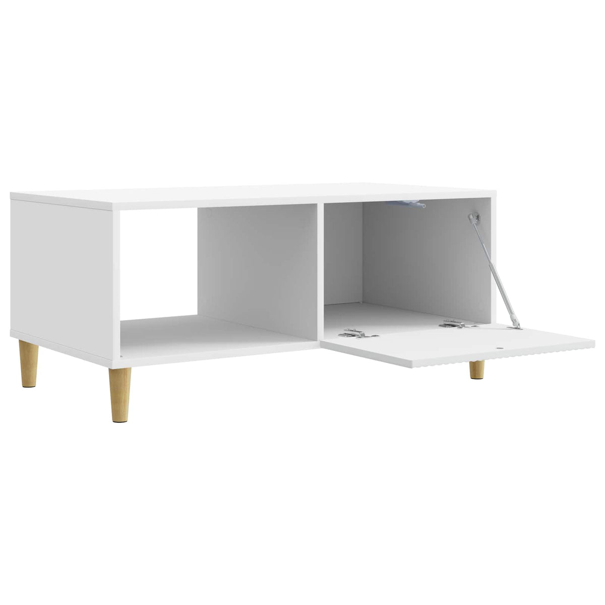 Konferenční Stolek Bílá 90 X 50 X 40 Cm Kompozitní Dřevo