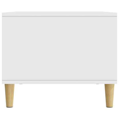 Konferenční Stolek Bílá 90 X 50 X 40 Cm Kompozitní Dřevo