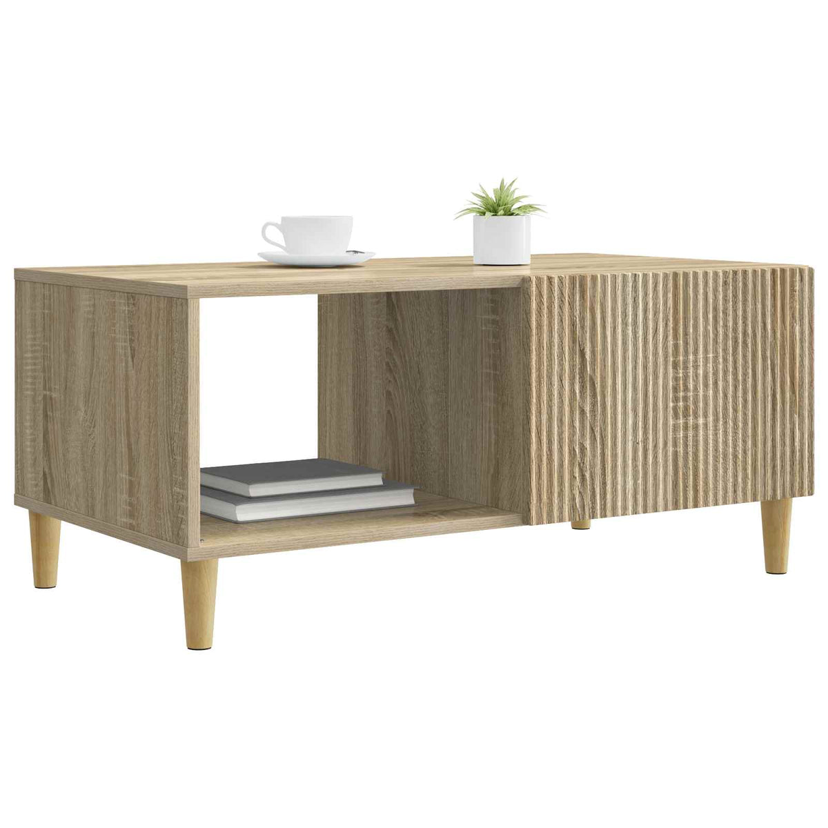 Konferenční Stolek Dub Sonoma 90 X 50 X 40 Cm Kompozitní Dřevo