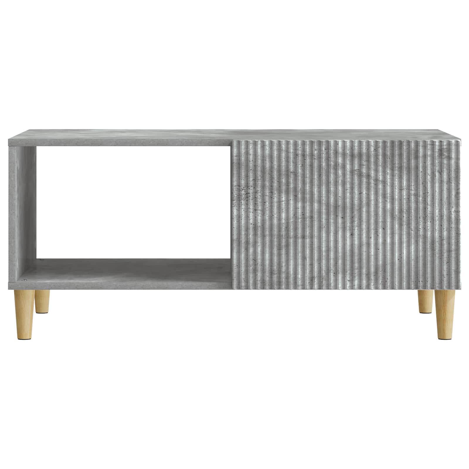 Konferenční Stolek Betonově Šedá 90 X 50 X 40 Cm