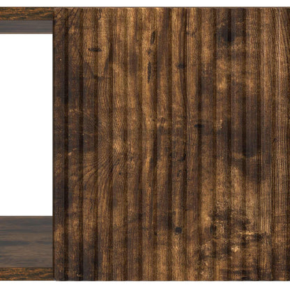 Konferenční Stolek Kouřový Dub 90 X 50 X 40 Cm Kompozitní Dřevo