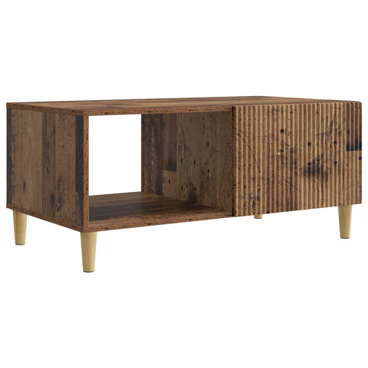 Konferenční Stolek Staré Dřevo 90 X 50 X 40 Cm Kompozitní Dřevo
