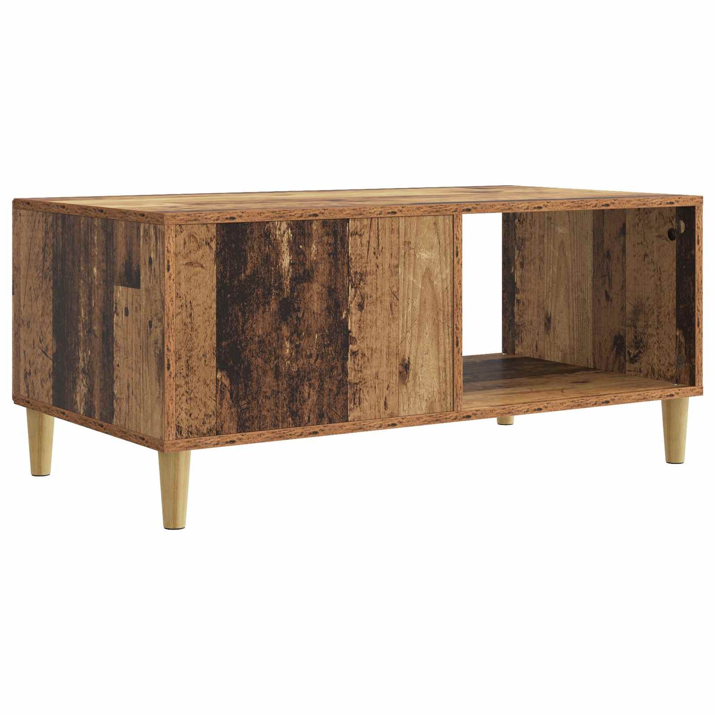 Konferenční Stolek Staré Dřevo 90 X 50 X 40 Cm Kompozitní Dřevo