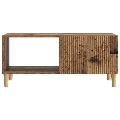 Konferenční Stolek Staré Dřevo 90 X 50 X 40 Cm Kompozitní Dřevo