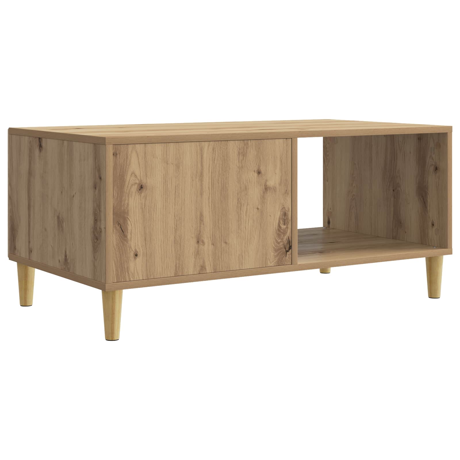 Konferenční Stolek Dub Artisan 90 X 50 X 40 Cm Kompozitní Dřevo