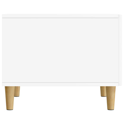 Konferenční Stolek Bílá 49 X 50 X 40 Cm Kompozitní Dřevo