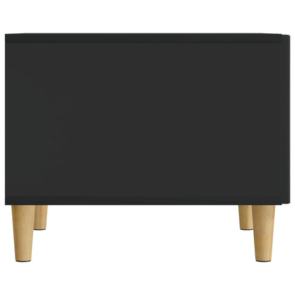 Konferenční Stolek Černá 49 X 50 X 40 Cm Kompozitní Dřevo