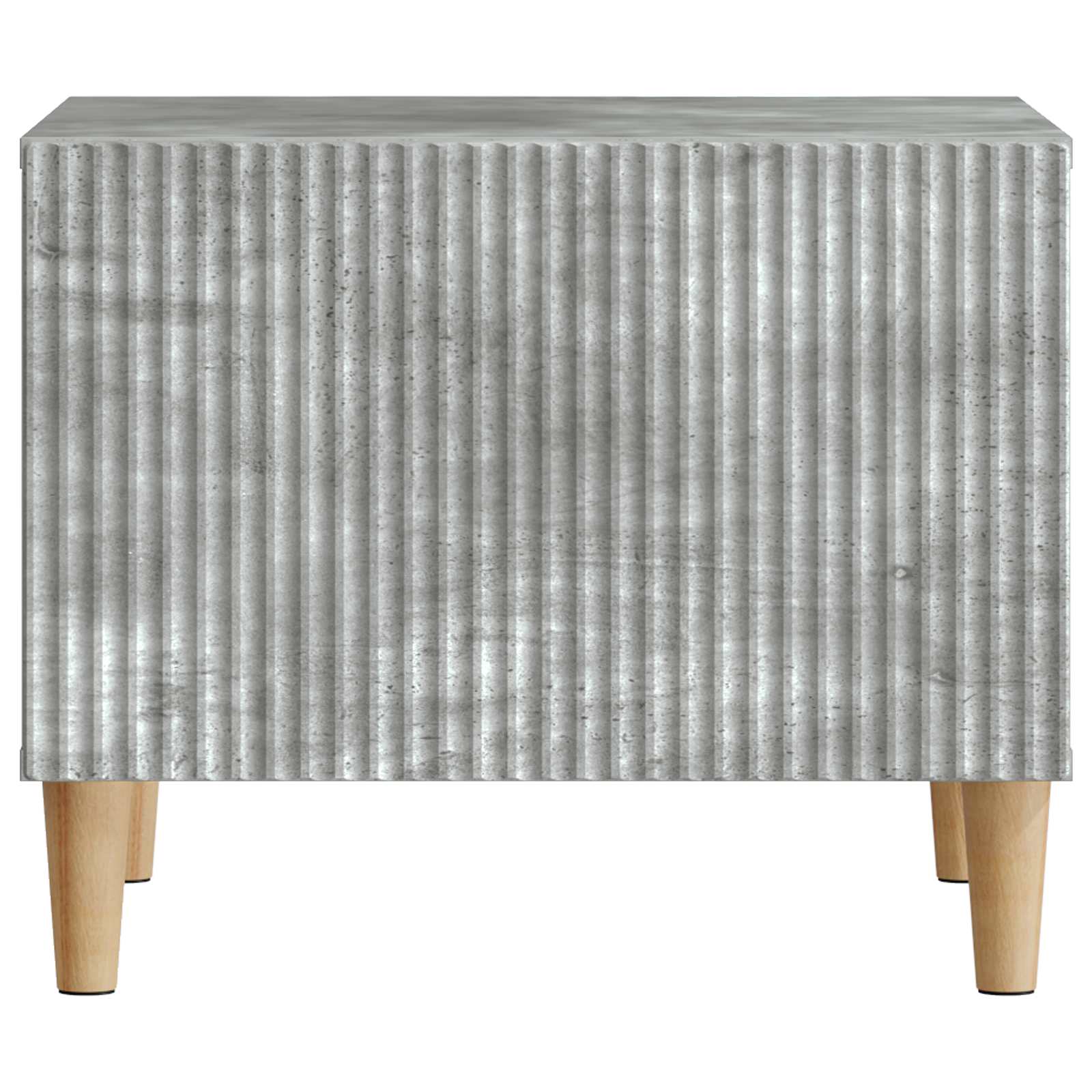 Konferenční Stolek Se Zásuvkou Betonově Šedá 49 X 50 X 40 Cm