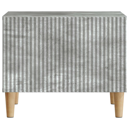 Konferenční Stolek Se Zásuvkou Betonově Šedá 49 X 50 X 40 Cm