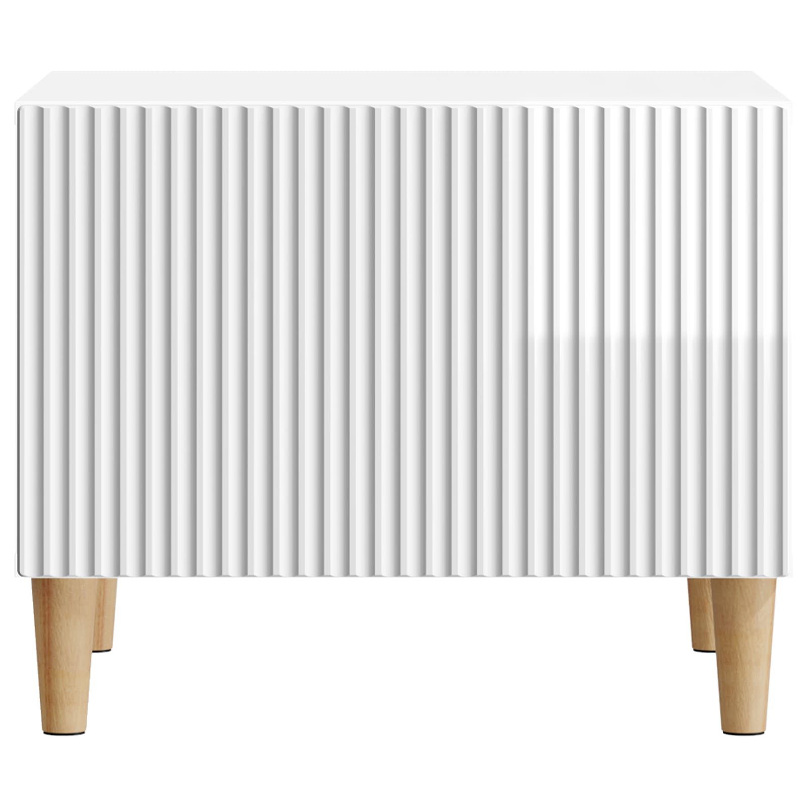Konferenční Stolek Bílá S Vysokým Leskem 49 X 50 X 40 Cm
