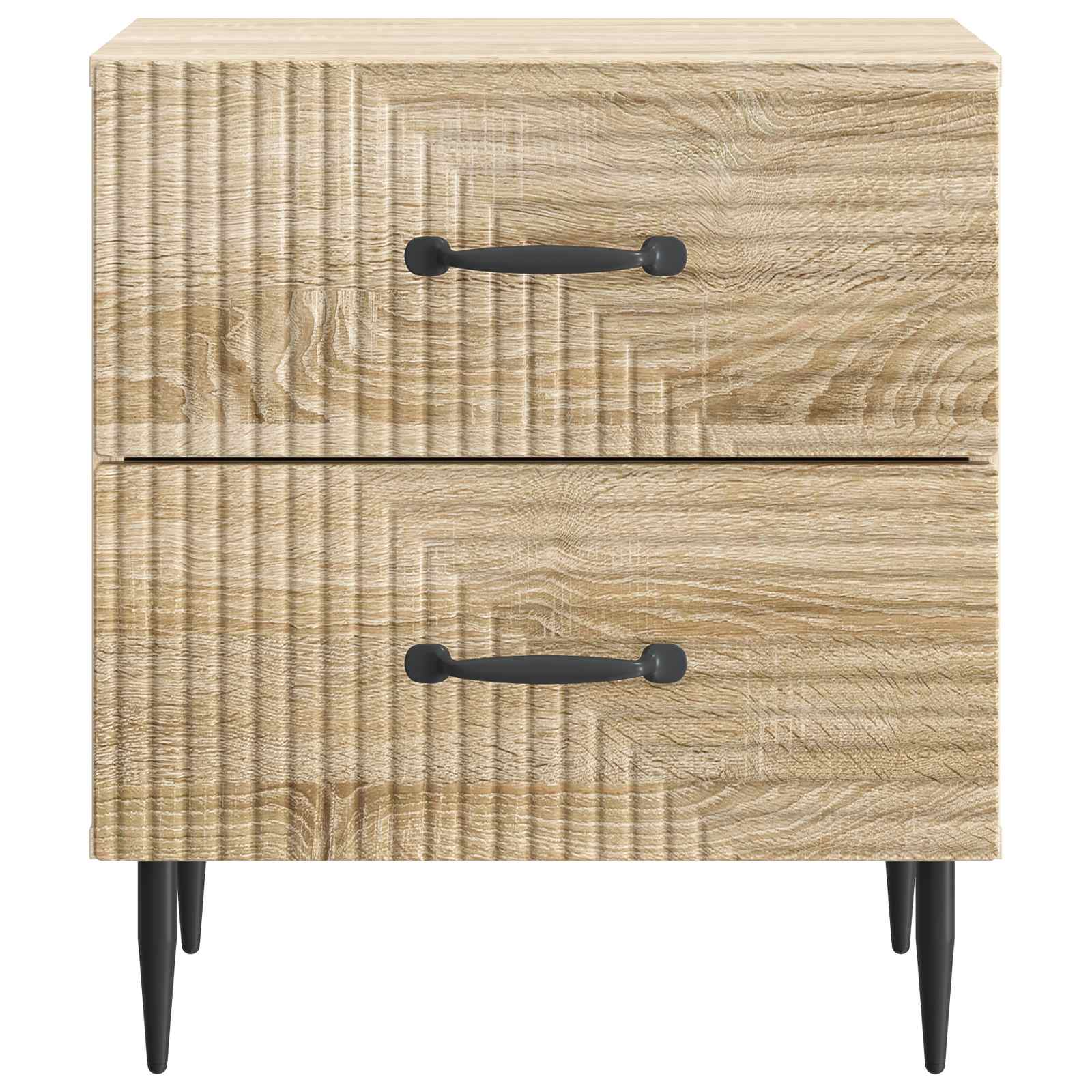 Noční Skříňka Dub Sonoma 43 X 34,5 X 47,5 Cm Kompozitní Dřevo