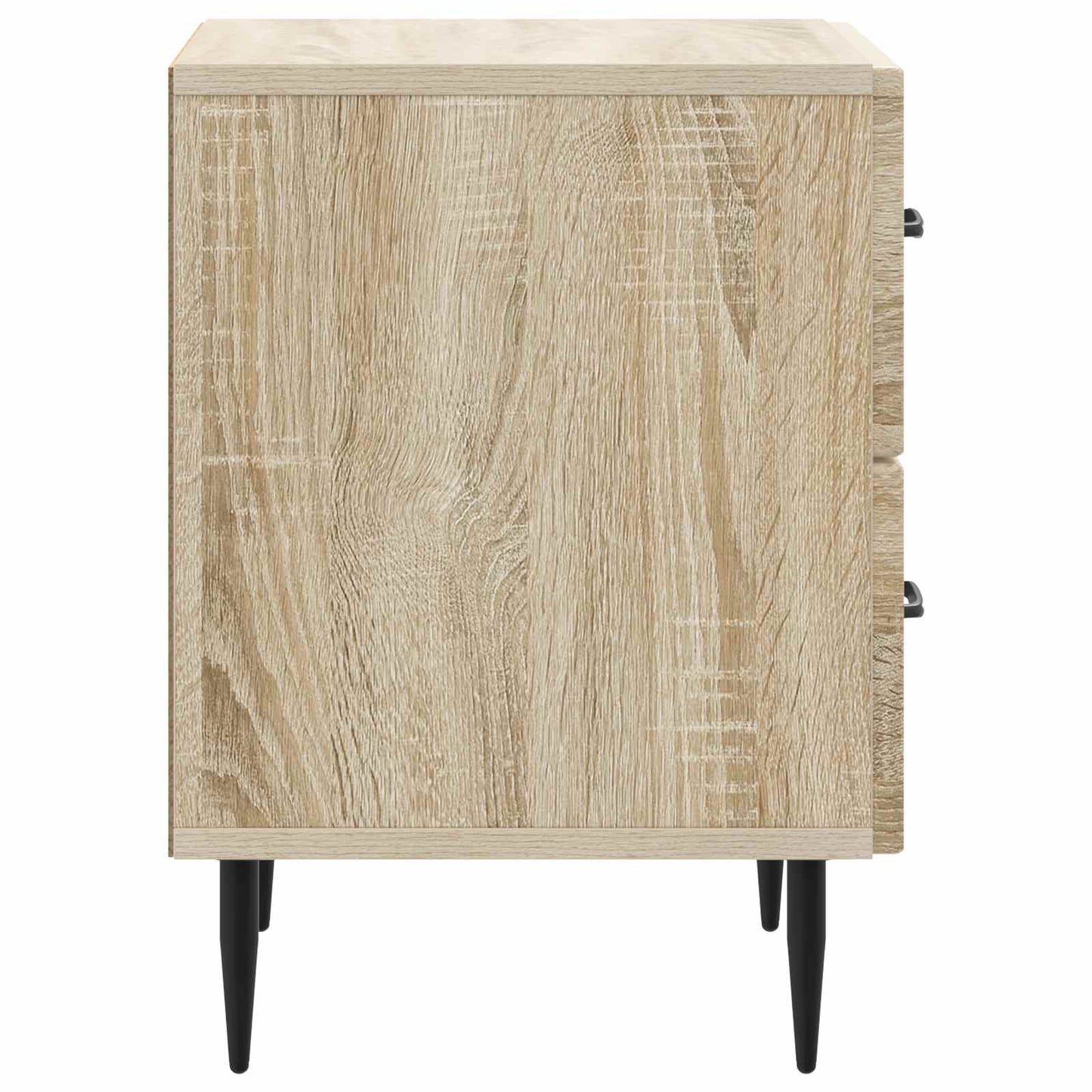 Noční Skříňka Se Zásuvkou 2 Pcs Dub Sonoma 43 X 34,5 X 47,5 Cm