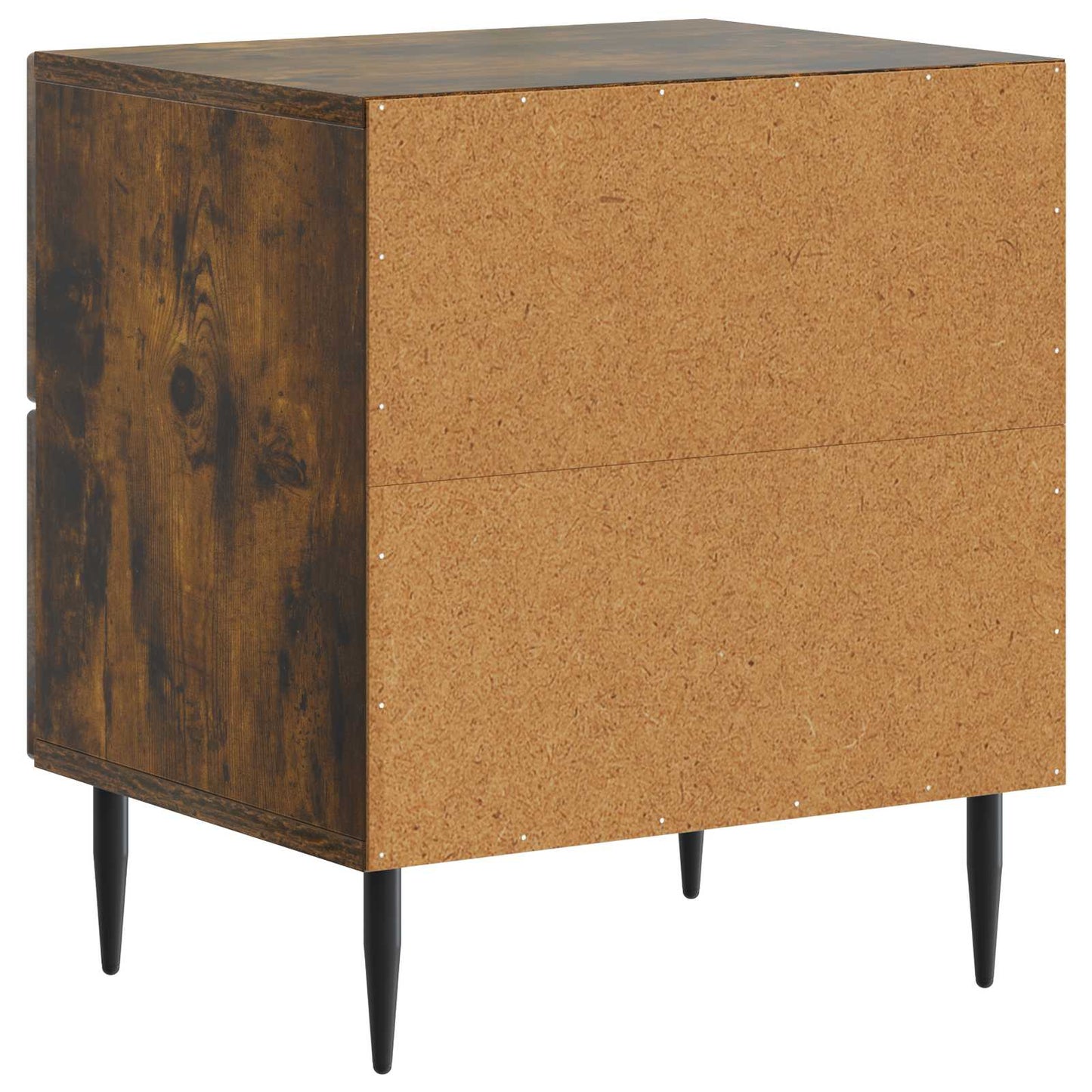 Noční Skříňka Se Zásuvkou 2 Pcs Kouřový Dub 43 X 34,5 X 47,5 Cm