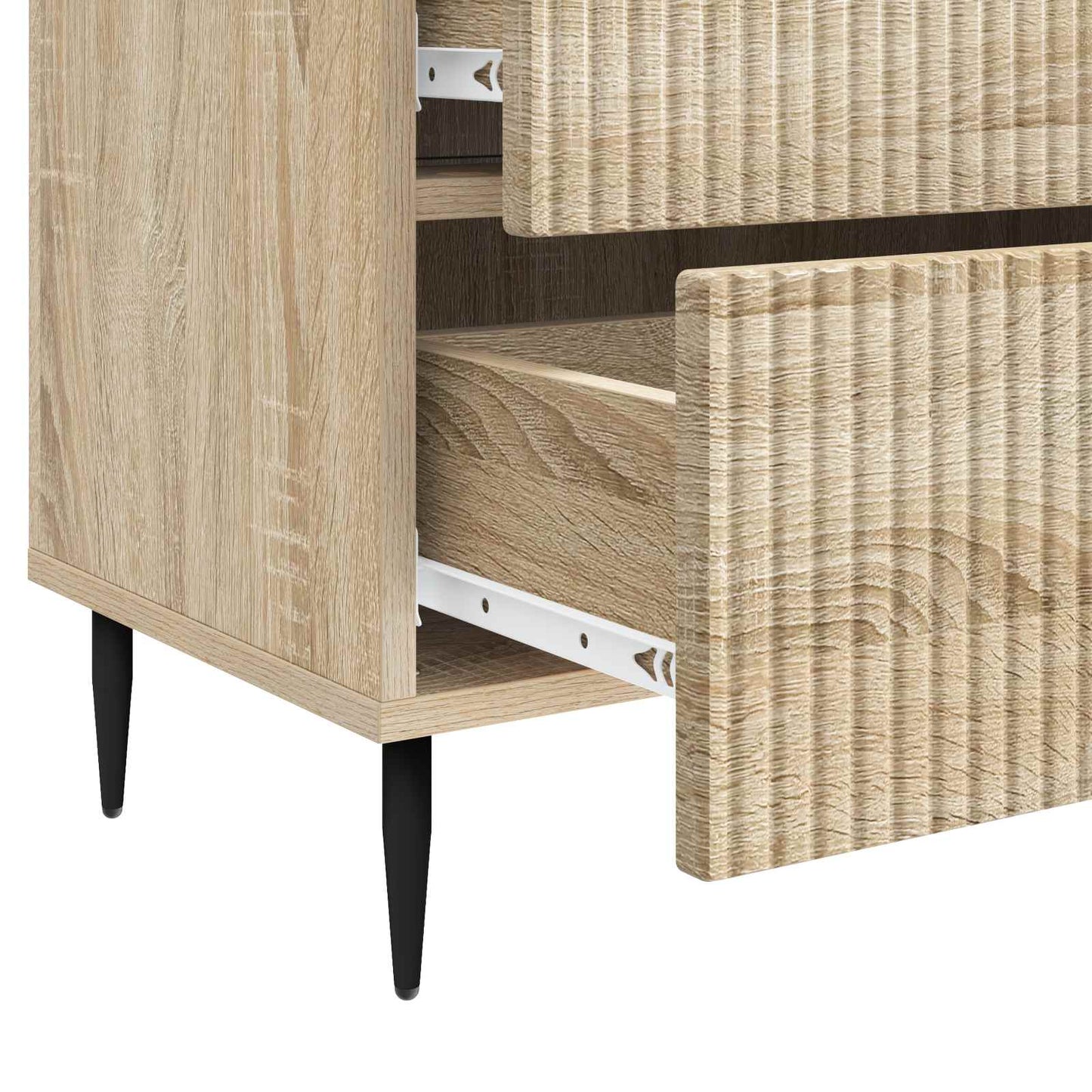 Noční Skříňka Dub Sonoma 62 X 34,5 X 47,5 Cm Kompozitní Dřevo