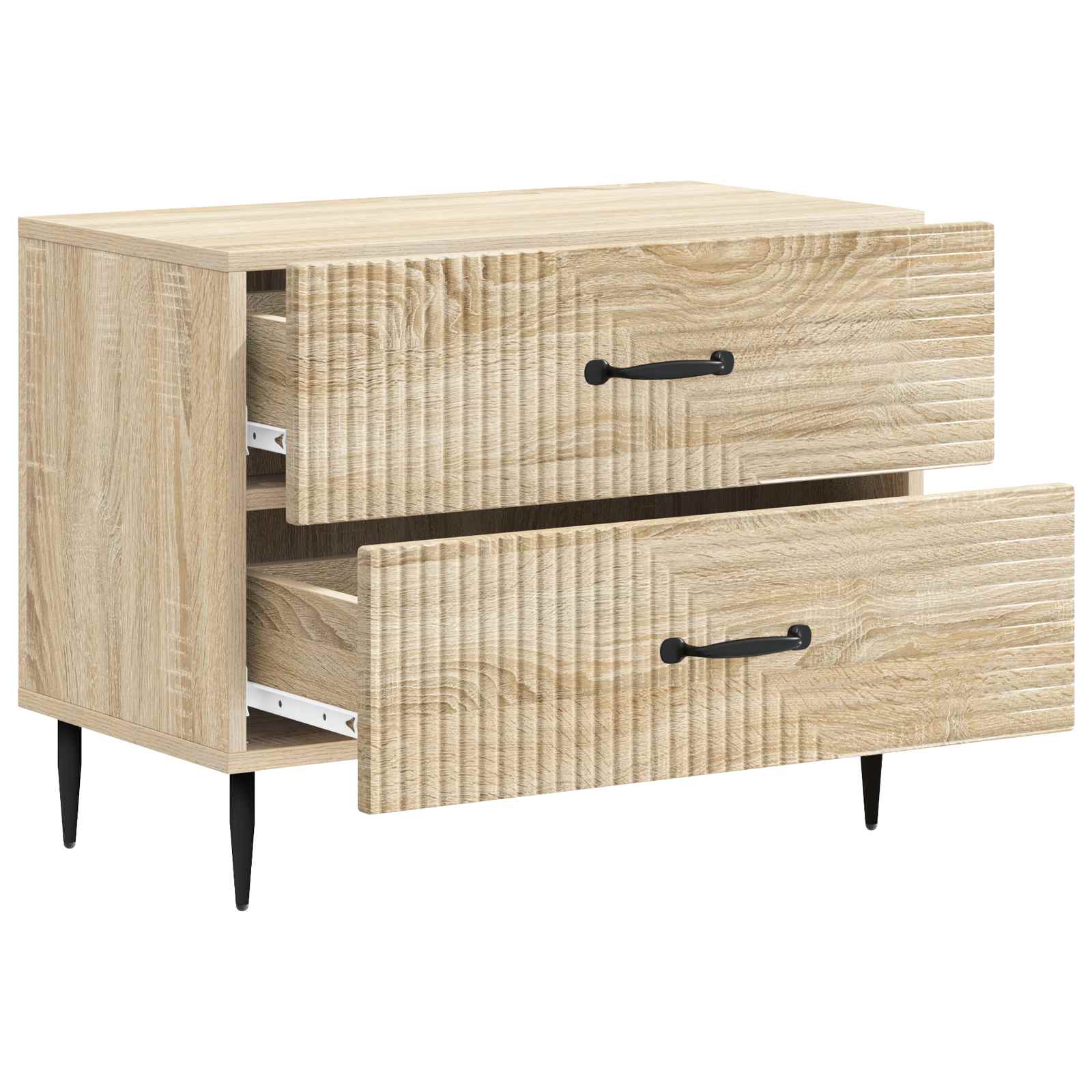 Noční Skříňka Dub Sonoma 62 X 34,5 X 47,5 Cm Kompozitní Dřevo